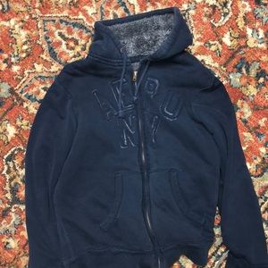 Men’s Aeropostale Zip up Fur-like interior Hoodie